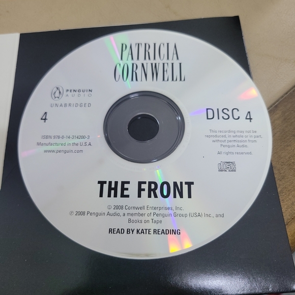 The Front by Patricia Cornwell Audio Book - Picture 9 of 10